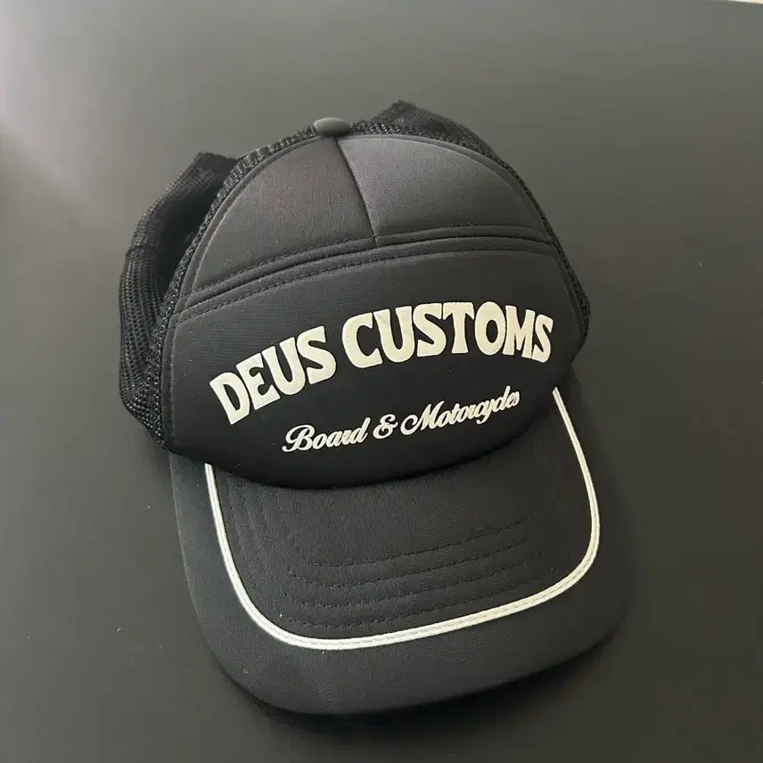 [BUNJANG] Deus Mesh Trucker Cap Black / 데우스 메쉬볼캡 트러커 블랙