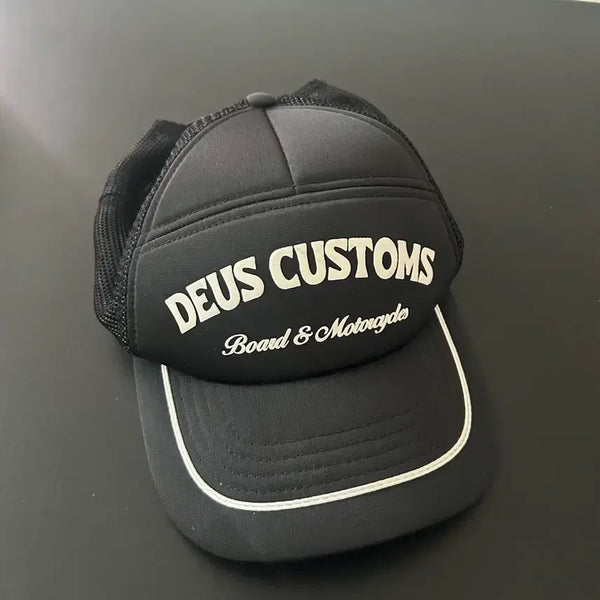 [BUNJANG] Deus Mesh Trucker Cap Black / 데우스 메쉬볼캡 트러커 블랙