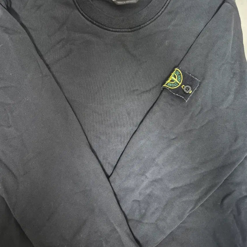 [BUNJANG] Stone Island Sweatshirt Black / 스톤아일랜드 맨투맨 블랙