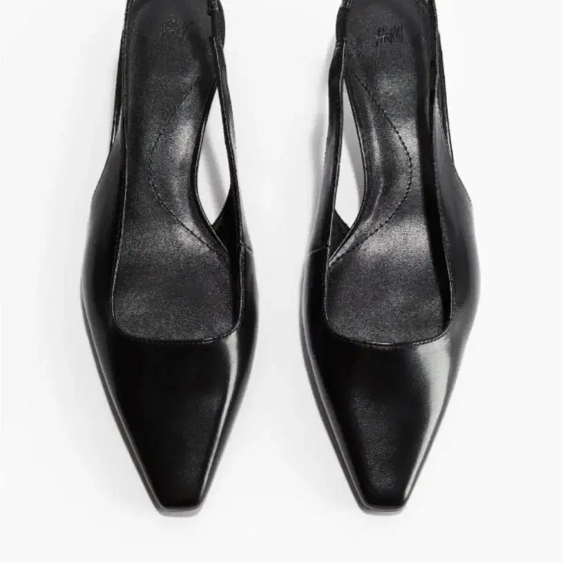 [BUNJANG] H&M Pointed Slingback Stiletto Heels Shoes / H&M 포인티드 슬링백 슈즈 스틸레토 힐 구두 225 230