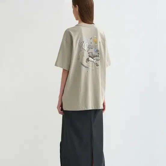 [BUNJANG] System Embroidered T-Shirt / 한섬 SYSTEM 26년 자수 티셔츠 새상픔