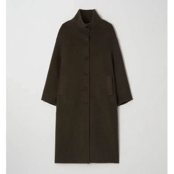 [BUNJANG] Yoonsulshop Teddy High Neck Coat / 윤슬샵 테디 하이넥 코트