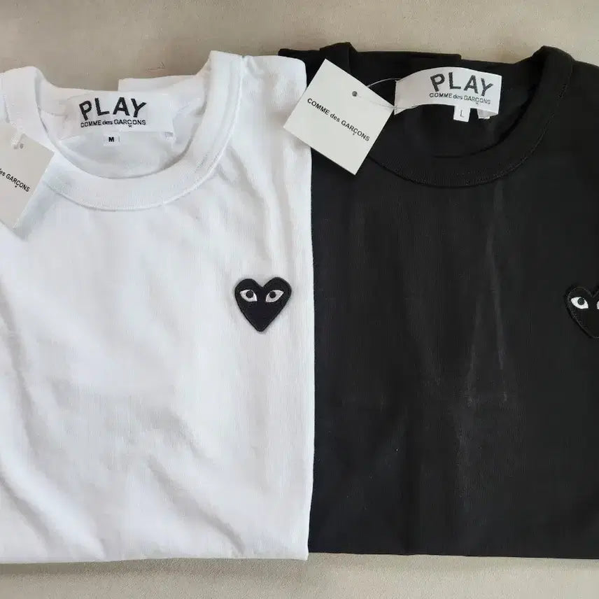 [BUNJANG] Comme des Garçons Black Emblem Short Sleeve T-Shirt / 꼼데가르송 반팔 블랙와펜