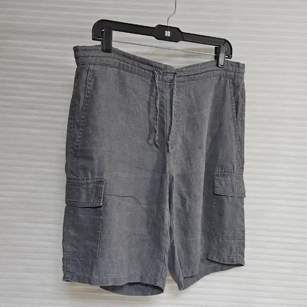 [BUNJANG] SAKS FIFTH AVENUE Men's 100% Pure Linen Banding Shorts / (U.S.A.)SAKS  FIFTH AVENU퓨어린넨100%남성  밴딩반바지