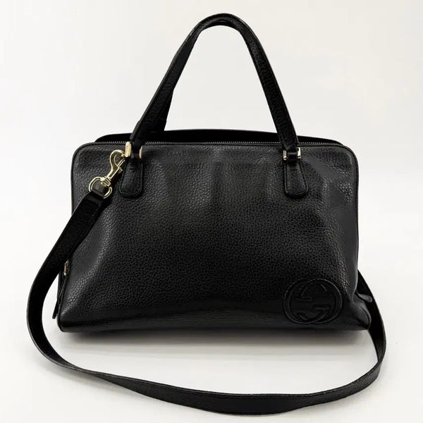 [BUNJANG] Gucci Soho Tote Bag Shoulder Bag / 구찌 소호 토트백 겸 숄더백 338971