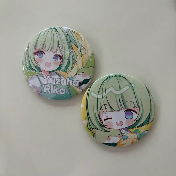 [BUNJANG] Yoozoo Rico Unofficial Large Can Badge Bundle Set / 유즈하 리코 비공식 빅사이즈 캔뱃지 일괄