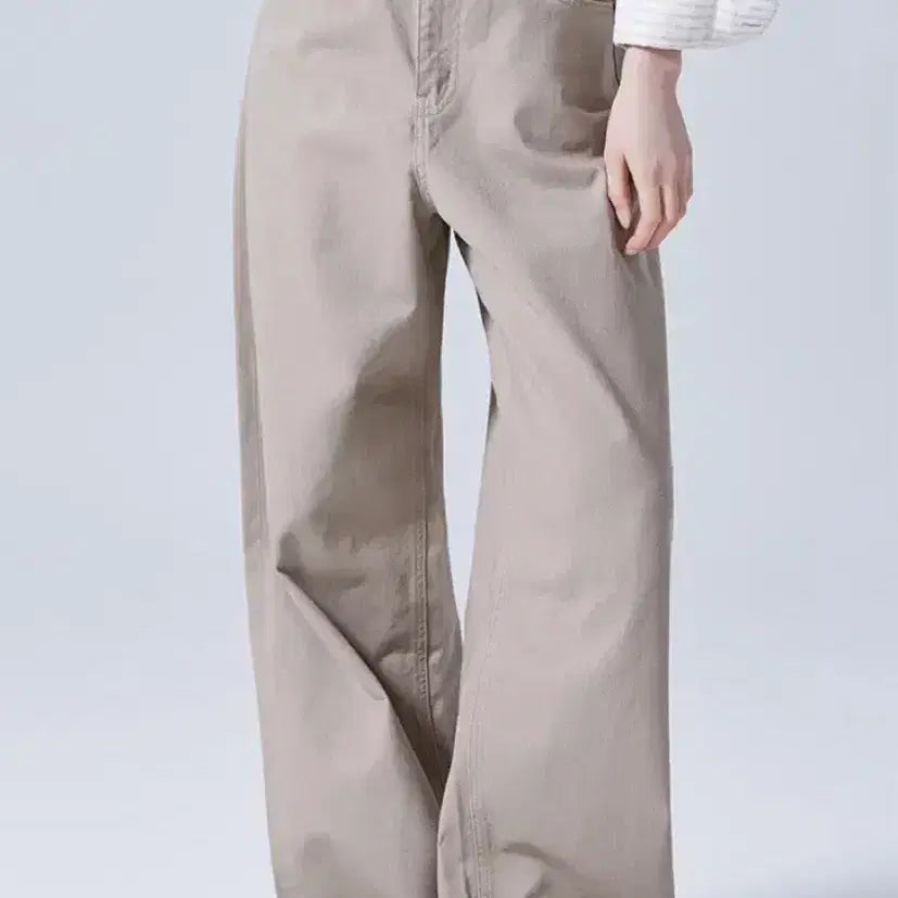 [BUNJANG] SPAO Twill Cotton Wide Pants / 스파오 트윌 코튼 와이드 팬츠