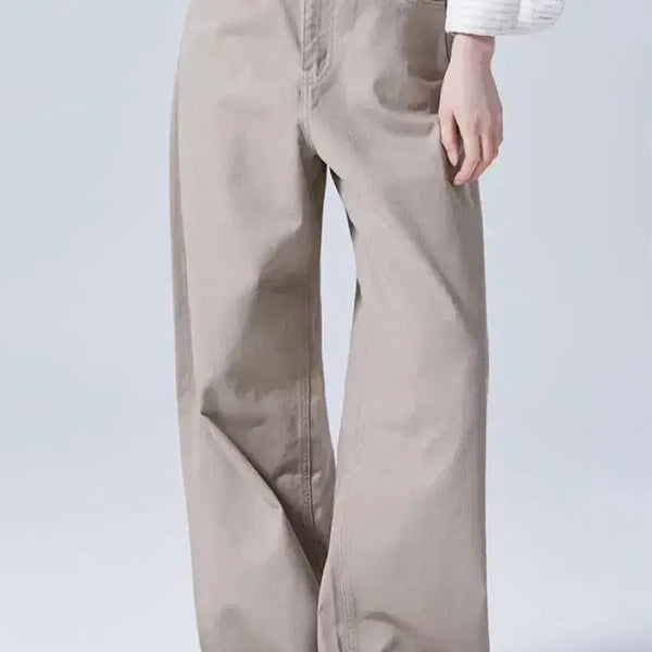 [BUNJANG] SPAO Twill Cotton Wide Pants / 스파오 트윌 코튼 와이드 팬츠