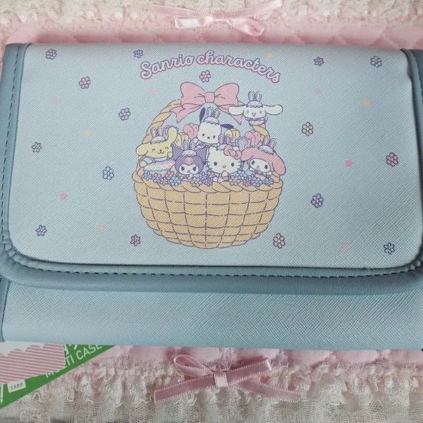 [BUNJANG] Sanrio Friends Passbook Multi Pouch - Japan Authentic / (일본정품) 산리오 친구들 통장 멀티 파우치