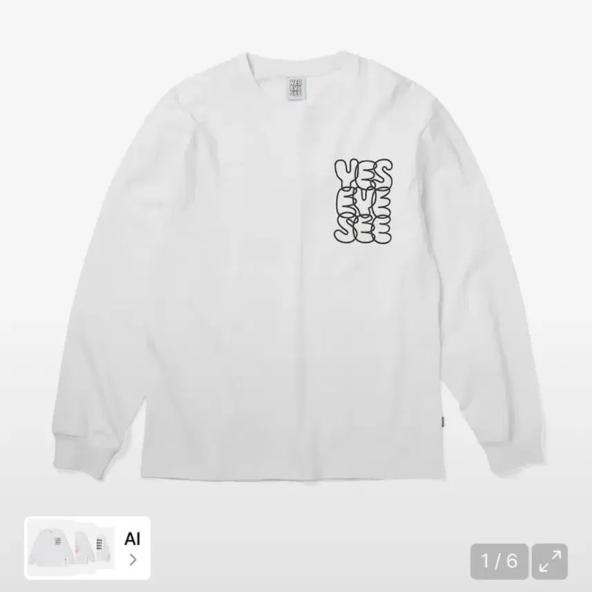 [BUNJANG] YESIES Long Sleeve Shirt / 예스아이씨 롱슬리브 s