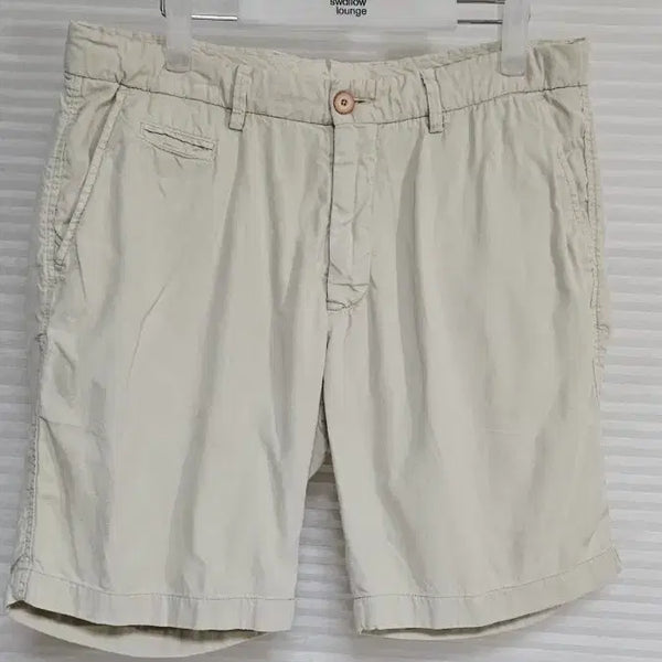 [BUNJANG] BALLIN Italian Chino Shorts - Beige (33 Inch) / (33) 이태리치노 느낌의  고품격 치노반바지  BALLIN