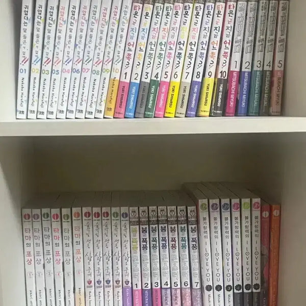[BUNJANG] Sealed Shojo Manga Bundle Set (Various Titles) / 미개봉 순정만화책 일괄 판매 / 만화망가순정만화책타몬군지금어느쪽귀엽다는말들은적없어길고양이와늑대타마의포상숨막힐정도의사랑을줄게봄의폭풍과몬스터불가항력의iloveyou쓰레기기둥서방하나군