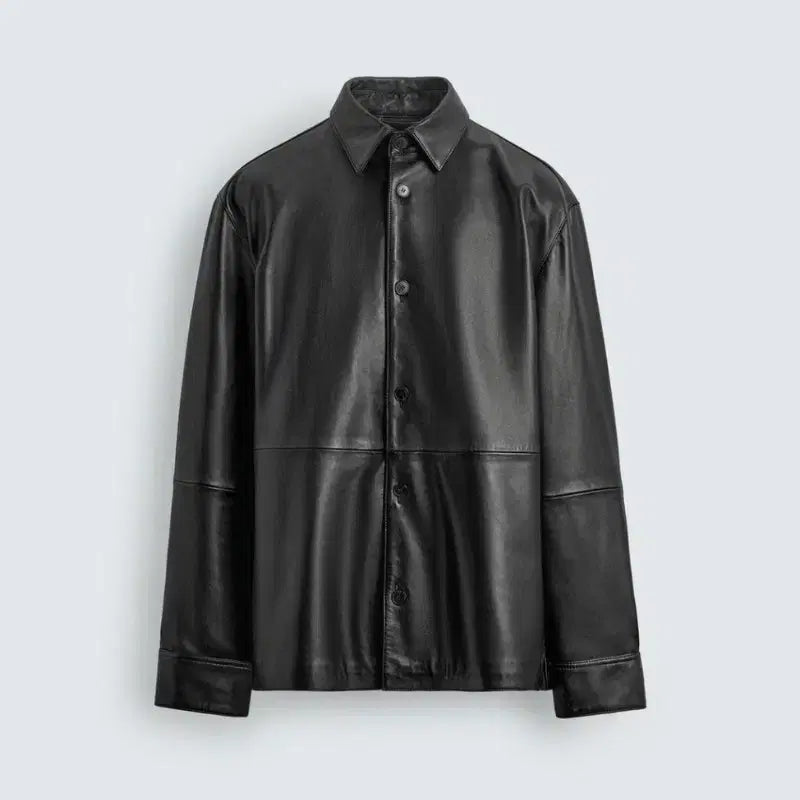 [BUNJANG] Zara Lambskin Oversized Shirt S / 자라 램스킨 오버사이즈 셔츠 S