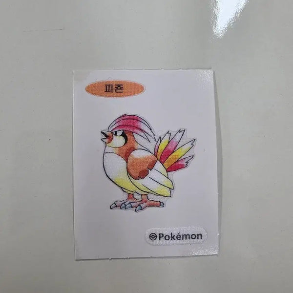 [BUNJANG] Pokemon Pidgey Sticker Seal / 포켓몬스터 띠부씰 피죤