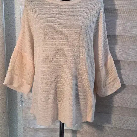 [BUNJANG] Sheer Knit Top / 시스템 견 니트