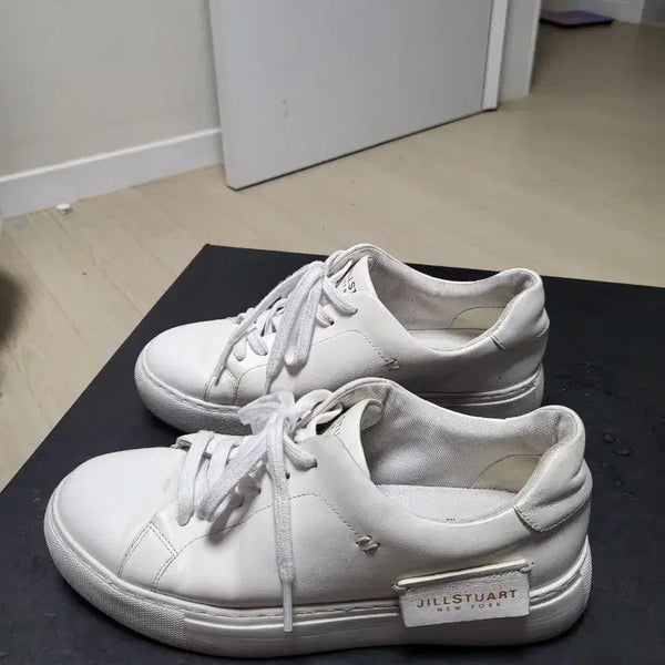 [BUNJANG] Jill Stuart White Sneakers (235mm) / 질스튜어트 화이트 스니커즈 235mm 상태매우좋음