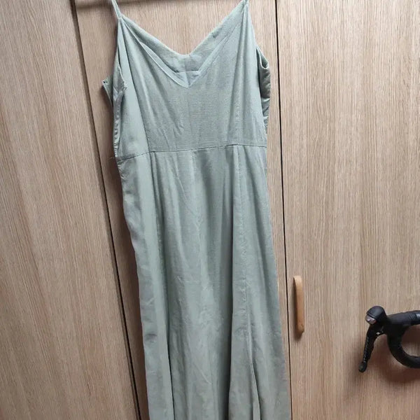 [BUNJANG] Studio Lab Mint Slip Bustier Long Dress / 최종가격내림)스튜디오랩 민트색 슬립 뷔스티에 롱원피스