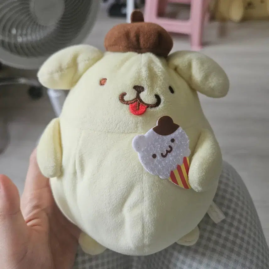 [BUNJANG] Pompompurin Muffin Ice Cream 'Melong Purin' Plush Toy / 폼폼푸린 머핀아이스크림 메롱푸린