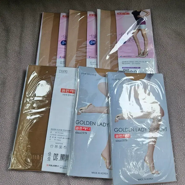 [BUNJANG] Golden Lady High Elasticity Pantyhose (Apricot, 6-Pack) / 골든레이디 고탄력 팬티스타킹 살구색 6개