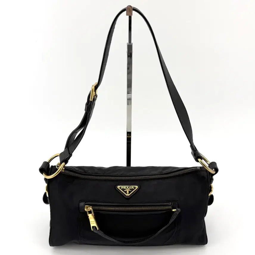 [BUNJANG] Prada Pocono Triangle Logo Hobo Bag / 프라다 포코노 삼각로고 호보백