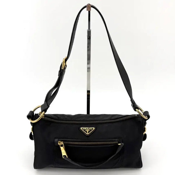 [BUNJANG] Prada Pocono Triangle Logo Hobo Bag / 프라다 포코노 삼각로고 호보백