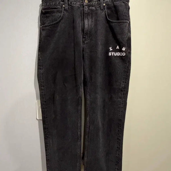 [BUNJANG] IAB Studio x Lee Collaboration Denim Jeans Black Size 36 / 아이앱 스튜디오 x 리 데님 진 블랙 36사이즈