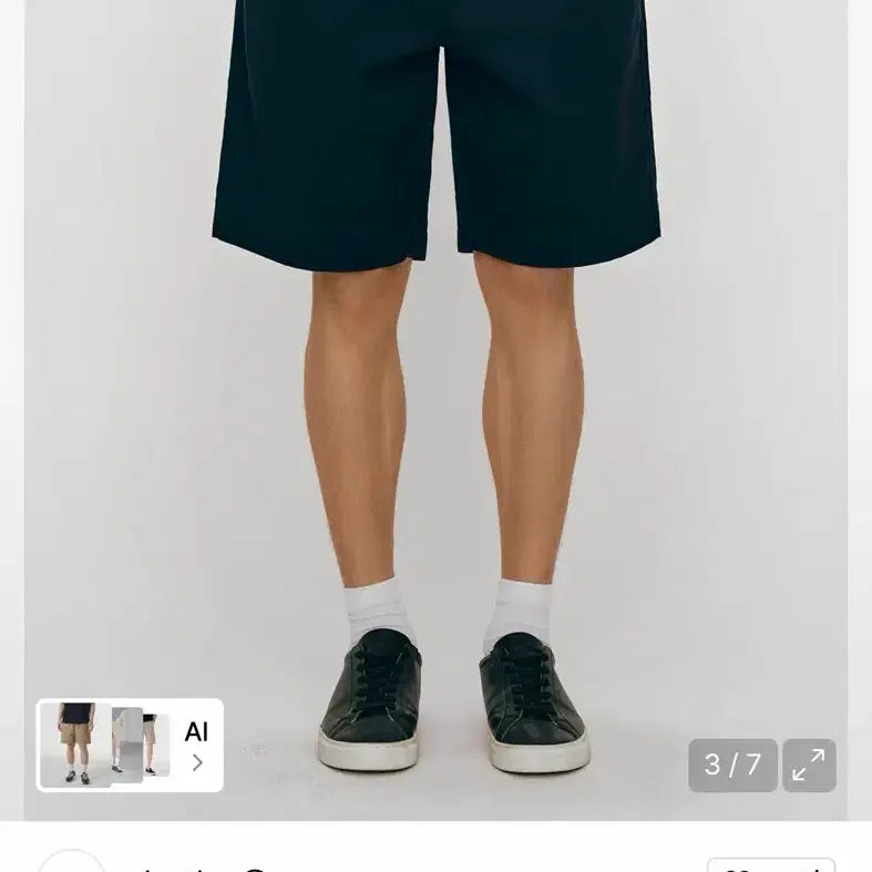 [BUNJANG] Giordano Banding Shorts Dark Navy M / 지오다노 밴딩 반바지 다크네이비M