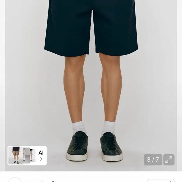 [BUNJANG] Giordano Banding Shorts Dark Navy M / 지오다노 밴딩 반바지 다크네이비M