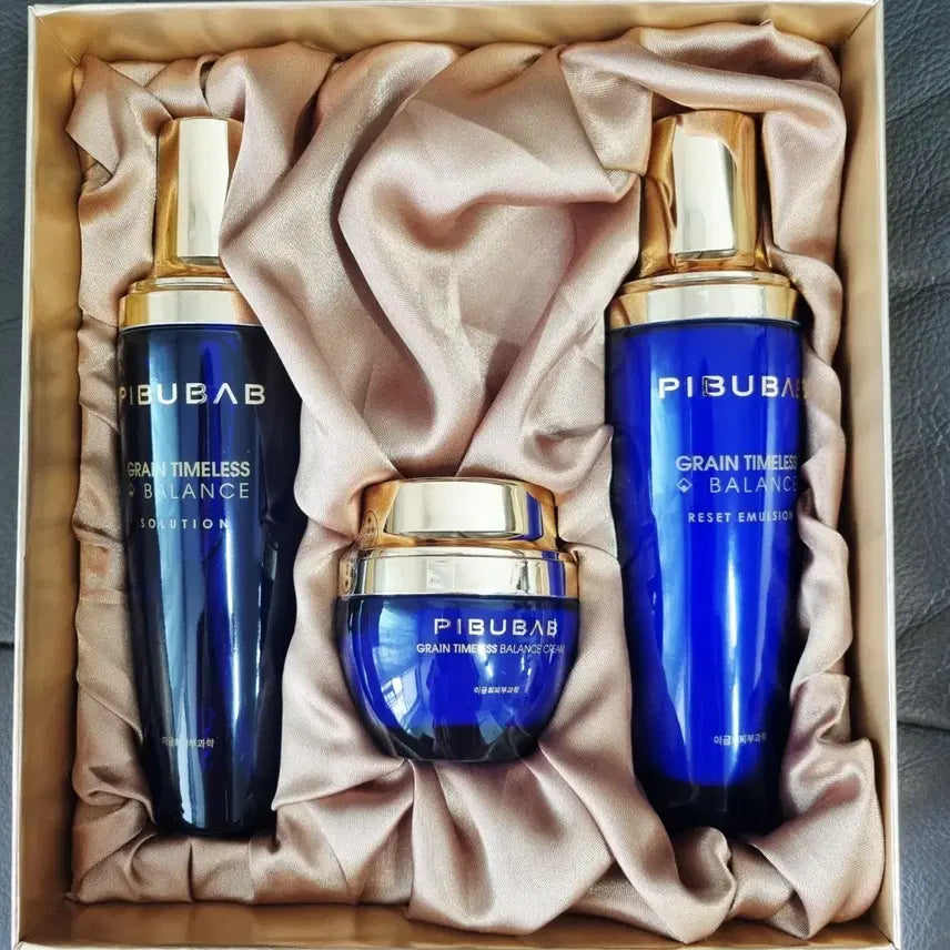 [BUNJANG] Lee Geum Hee Skin Food Timeless Balance Basic Set (3 Types) / 이금희피부밥 타임리스 밸런스 기초세트3종