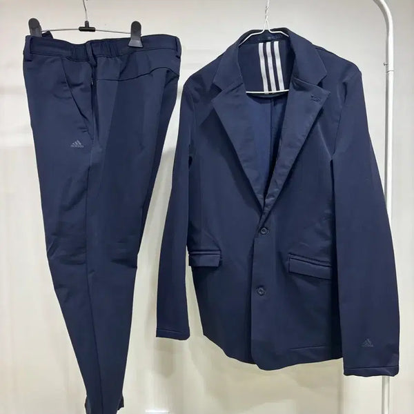 [BUNJANG] Adidas Navy Setup Jacket Pants Set / 아디다스 네이비 셋업 자켓 바지