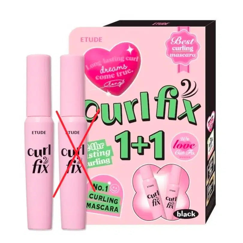 [BUNJANG] Etude Curl Fix Mascara Black 1pc / 새상품) 올리브영 에뛰드 컬 픽스 마스카라 블랙 1개
