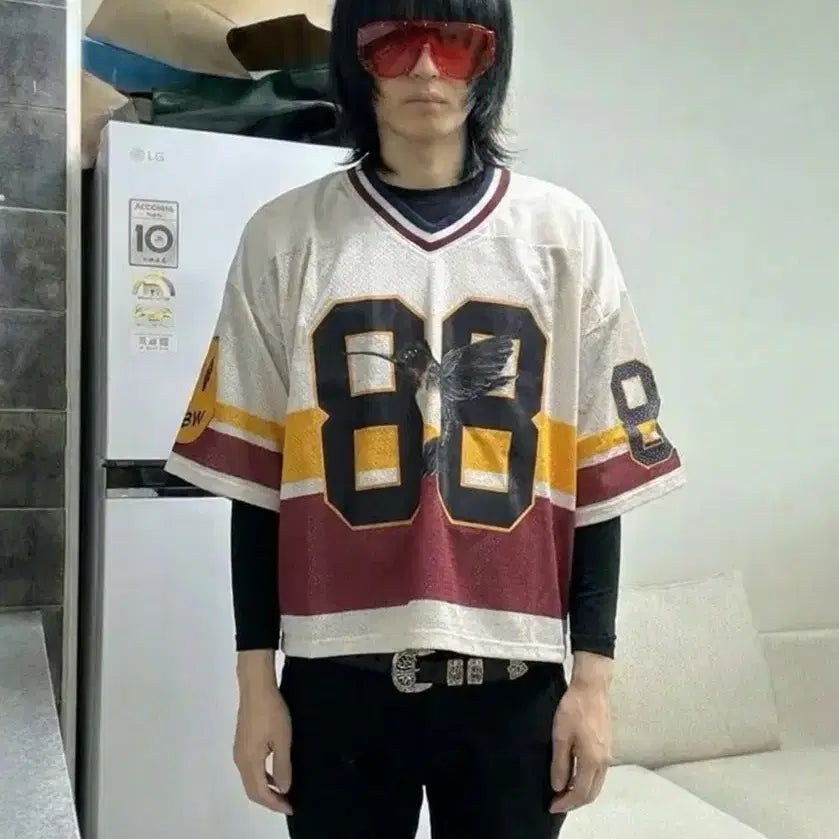 [BUNJANG] Drew House Hummingbird Practice Jersey T-Shirt / Drew House 허밍버드 프락티스 져지반팔