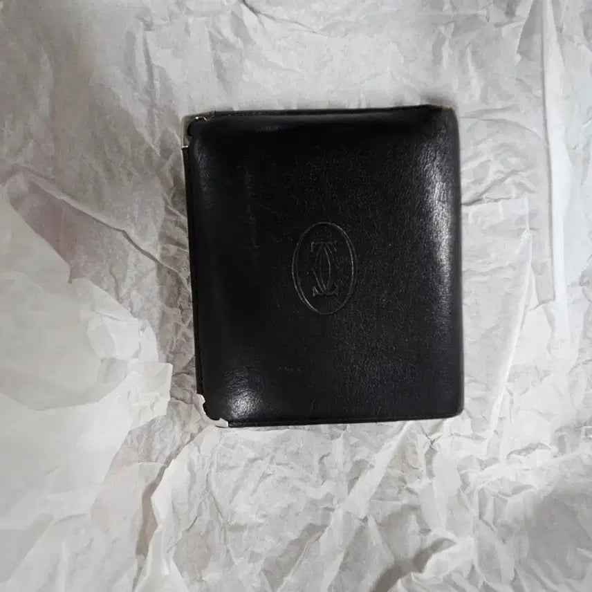 [BUNJANG] Cartier Men's Black Wallet / 까르띠에 지갑 블랙