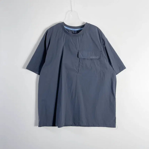 [BUNJANG] Montbell Nylon Sports Warm-Up Short-Sleeve Shirt Size 110 / D2 몽벨 나일론 스포츠 우븐 웜업 반팔셔츠 110사이즈