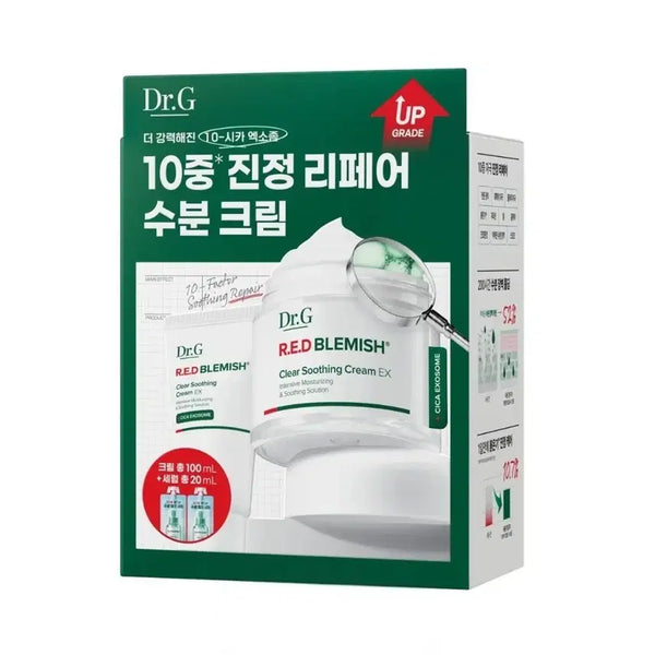 [BUNJANG] Dr.G Red Blemish Clear Soothing Cream EX 100ml + Serum 20ml / 새상품) 올리브영 닥터지 레드블레미쉬 클리어 수딩크림 EX 100ml + 세럼 20ml