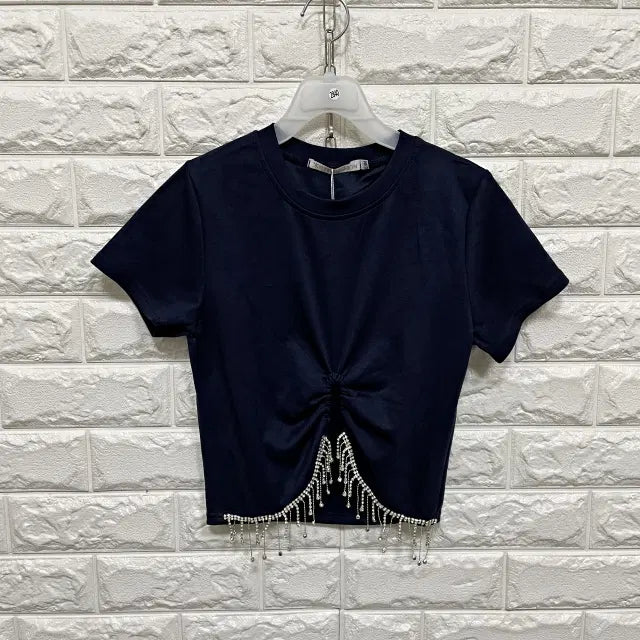 [BUNJANG] Short Sleeve Blouse / 2040) 반팔 블라우스