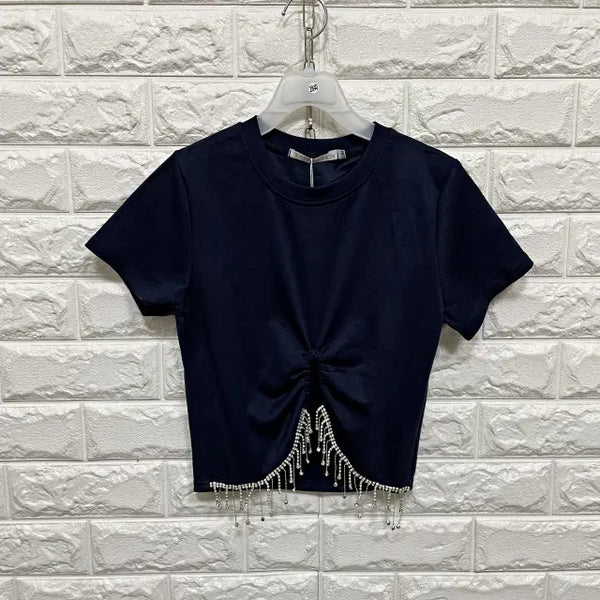 [BUNJANG] Short Sleeve Blouse / 2040) 반팔 블라우스