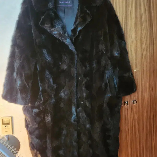 [BUNJANG] Black Mink Fur Coat / 까만 밍크코트