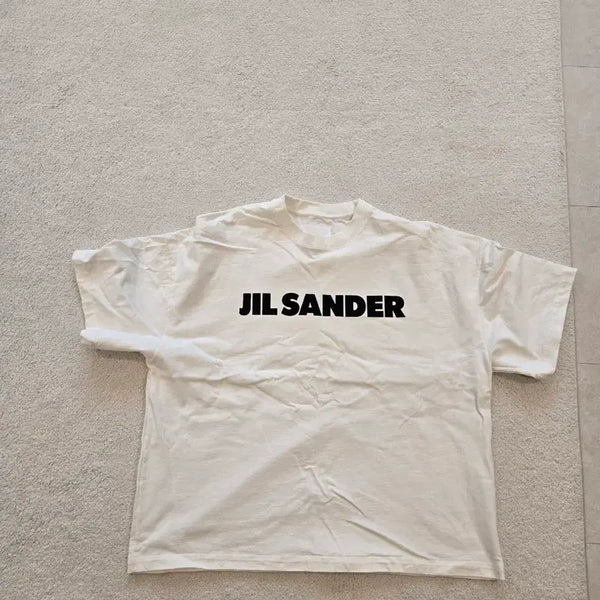 [BUNJANG] Jil Sander Logo Short Sleeve T-Shirt White XL / 질샌더 로고 반팔 티셔츠 화이트 /XL