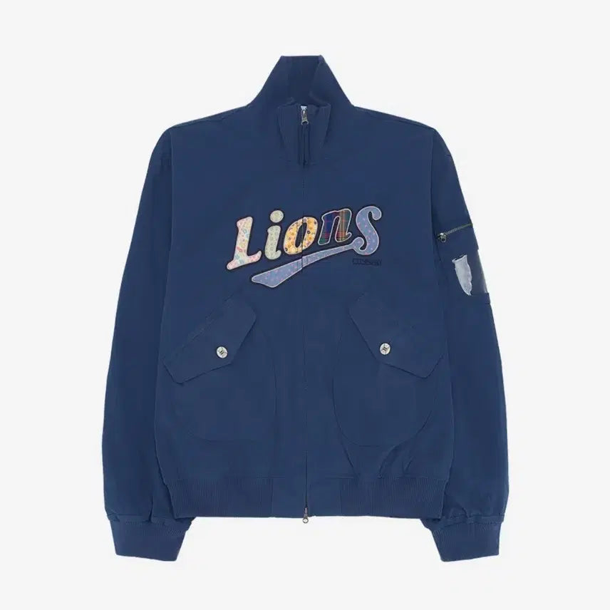 [BUNJANG] Samsung Lions x KOYSEIO Bomber Jacket Blue SM Size / 삼성 라이온즈 x 코이세이오 봄버 자켓 블루 SM 사이즈 새제품 팝니다