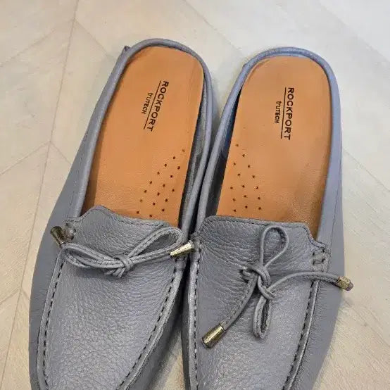 [BUNJANG] Rockport Women's Leather Mules Loafers / 락포트 여성 뮬 로퍼 245 가죽 블러퍼