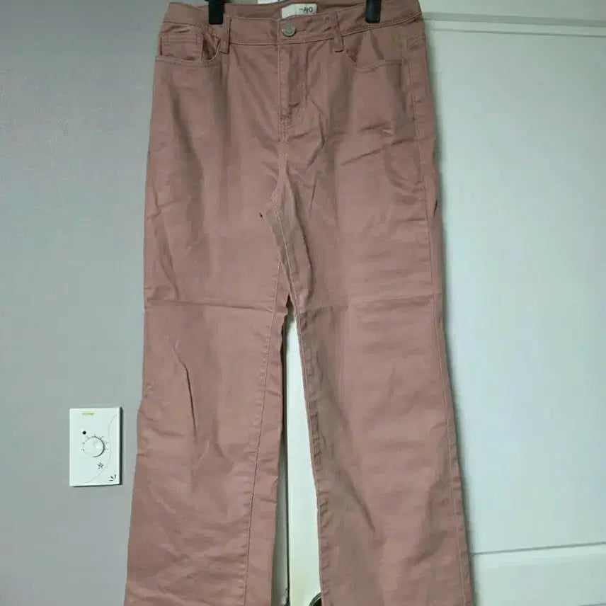 [BUNJANG] The Edge Straight Fit Pants (Pink, Size 77) / (새 상품)더엣지 일자핏 팬츠(핑크,77)