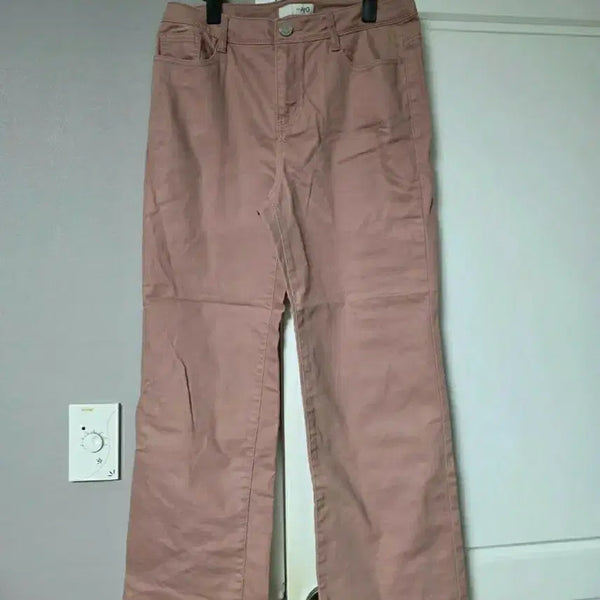 [BUNJANG] The Edge Straight Fit Pants (Pink, Size 77) / (새 상품)더엣지 일자핏 팬츠(핑크,77)