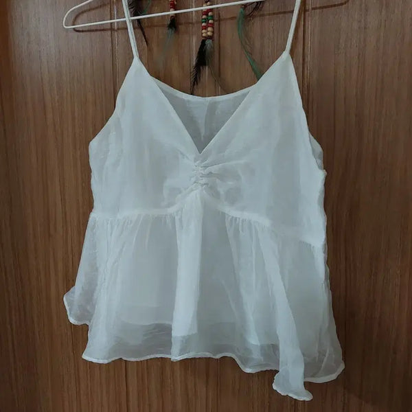 [BUNJANG] Chiffon Blouse / 쉬폰 블라우스(새상품)