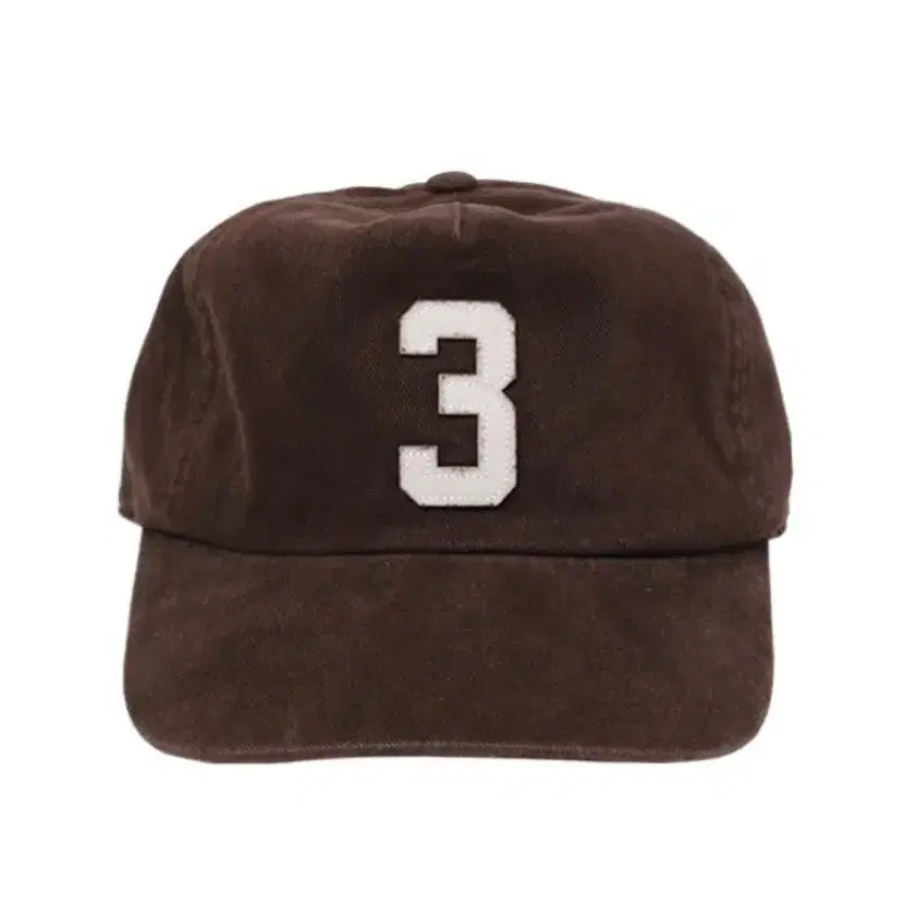 [BUNJANG] Collect Pieces 3 Logo Ball Cap Brown / 컬렉트피시스 3 로고 볼캡 브라운