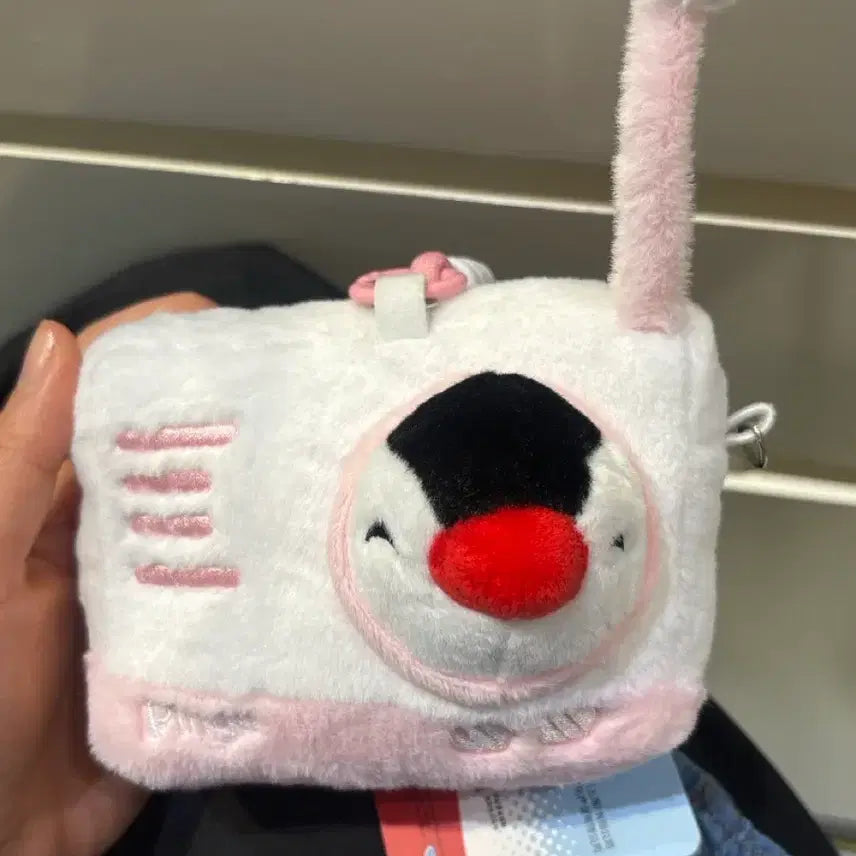 [BUNJANG] Pingu Camera Doll Pouch Keychain / 핑구 카메라 인형 카드홀더 파우치 키링