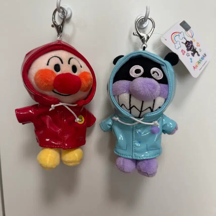 [BUNJANG] Anpanman & Baikinman Character Keyring Set / 호빵맨 세균맨 캐릭터 키링