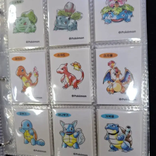 [BUNJANG] Pokemon 30th Anniversary Artwork Stickers Complete Set / 포켓몬 30주년 아트워크 띠부씰 100종 전종 완성본 판매합니다