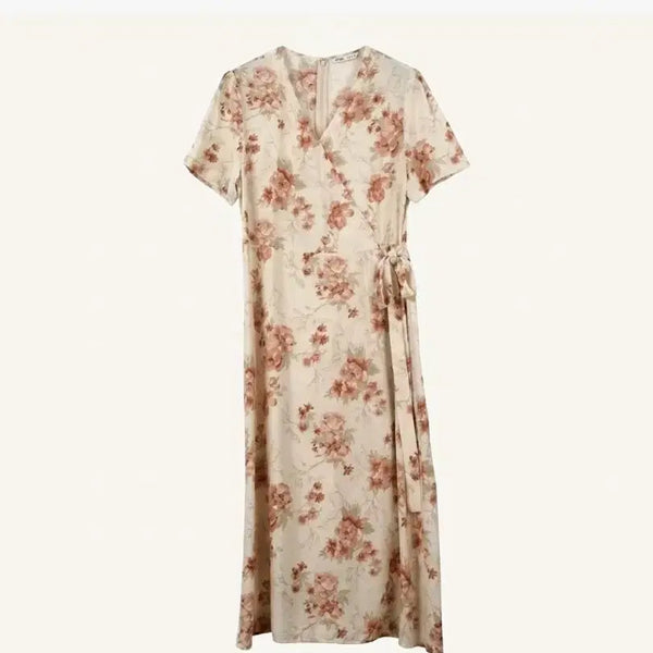 [BUNJANG] MIXXO Floral Long Dress / 미쏘 플라워 롱원피스