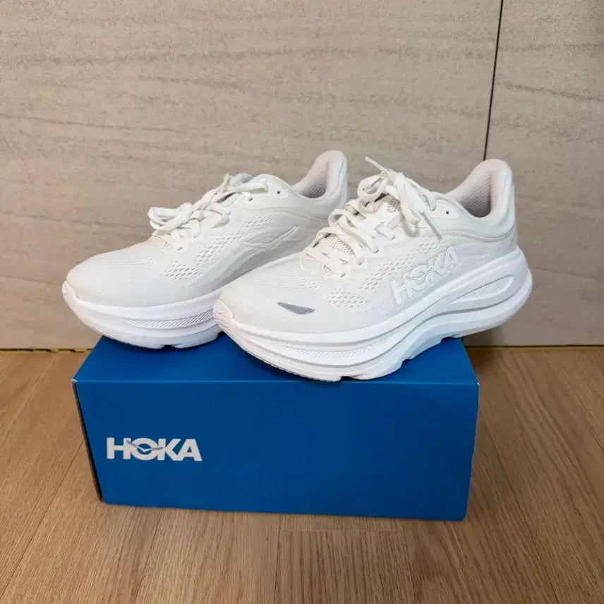 [BUNJANG] Hoka Bondi 9 Men's Running Shoes White 245 / (매장구매) HOKA 호카 본디 9 (bondi 9) 245